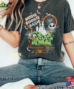 Disney Oogie Boogie Bash 2023 Comfort Colors Shirt Mickey Donald Goofy Halloween Shirts Hoodie T-Shirt