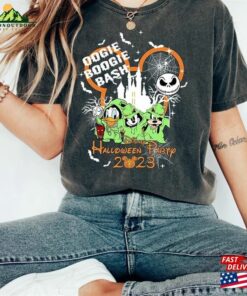 Disney Oogie Boogie Bash 2023 Comfort Colors Shirt Mickey Donald Goofy Halloween Sweatshirt Hoodie