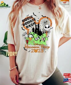 Disney Oogie Boogie Bash 2023 Comfort Colors Shirt Mickey Donald Goofy Halloween Sweatshirt Hoodie 3