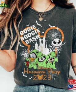 Disney Oogie Boogie Bash 2023 Comfort Colors Shirt Mickey Donald Goofy Halloween Unisex T-Shirt
