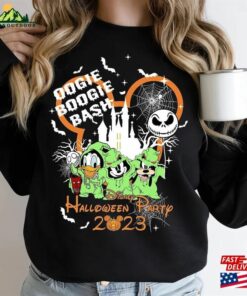Disney Oogie Boogie Bash 2023 Shirt Mickey Donald Goofy Halloween Sweatshirt T-Shirt
