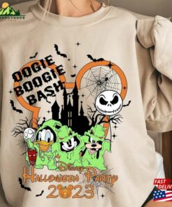 Disney Oogie Boogie Bash 2023 Shirt Mickey Donald Goofy Halloween Sweatshirt T-Shirt