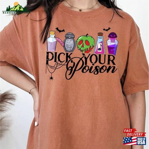 Disney Pick Your Poison Comfort Colors Shirt Villain Kuzco Sweatshirt Classic