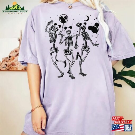 Disney Skeleton Comfort Colors Shirt Mickey Balloon T-Shirt Classic