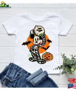 Disney Skeleton Comfort Colors Shirt Mickey Cute Halloween Sweatshirt T Shirt 4