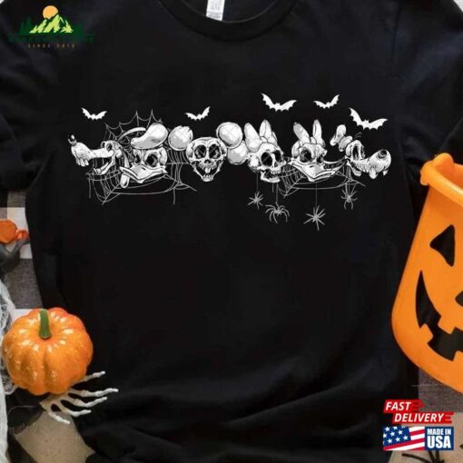 Disney Skeleton Halloween Shirt Matching Shirts Hoodie T-Shirt