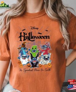 Disney Stitch Halloween 2023 Shirt Pumpkin Sweatshirt Horror Hoodie 2 Disney Stitch Halloween 2023 Shirt Pumpkin Sweatshirt Horror Hoodie 3