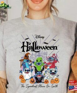 Disney Stitch Halloween 2023 Shirt Pumpkin Sweatshirt Horror Hoodie 3 Disney Stitch Halloween 2023 Shirt Pumpkin Sweatshirt Horror Hoodie 4