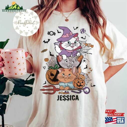 Disney The Aristocats Halloween Shirt Marie Cat Lovers Hoodie Sweatshirt