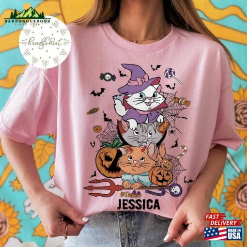 Disney The Aristocats Halloween Shirt Marie Cat Lovers Hoodie Sweatshirt