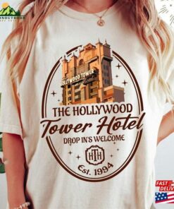 Disney The Hollywood Tower Hotel Est 1994 Shirt Studios Twilight Zone Of Terror Classic T-Shirt