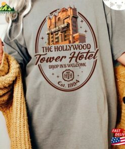 Disney The Hollywood Tower Hotel Est 1994 Shirt Studios Twilight Zone Of Terror Classic T-Shirt 2 Disney The Hollywood Tower Hotel Est 1994 Shirt Studios Twilight Zone Of Terror Classic T Shirt 3