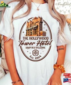 Disney The Hollywood Tower Hotel Est 1994 Shirt Studios Twilight Zone Of Terror Classic T-Shirt 3 Disney The Hollywood Tower Hotel Est 1994 Shirt Studios Twilight Zone Of Terror Classic T Shirt 4