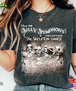 Disney The Silly Symphony Skeleton Dance Comfort Colors Shirt Spooky Classic Hoodie