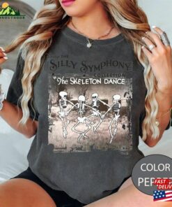 Disney The Silly Symphony Skeleton Dance Shirt T-Shirt Halloween Tee Birthday Gift Funny Spooky Classic