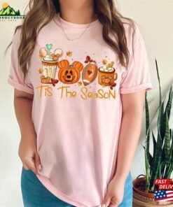 Disney Tis The Season Shirt Fall Shirts Pumpkin Spice Hoodie Unisex