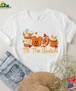 Disney Tis The Season Shirt Fall Shirts Pumpkin Spice Hoodie Unisex