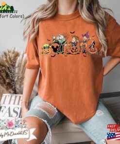 Disney Toy Story Halloween Shirt Skeleton Comfort Colors Pumpkin Sweatshirt Unisex