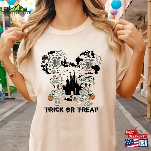 Disney Trick Or Treat Shirt Halloween 2023 Tee Walt Unisex Sweatshirt