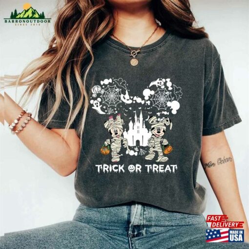Disney Trick Or Treat Shirt Halloween 2023 Tee Walt Unisex Sweatshirt