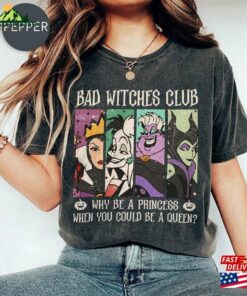 Disney Villains Comfort Colors Shirt Bad Witches Club Funny Sweatshirt Unisex 3