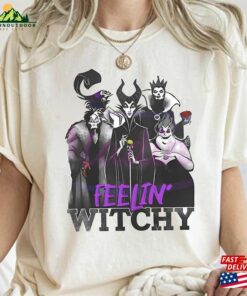 Disney Villains Group Shot Halloween Shirt Feelinwitchy Classic Sweatshirt 3