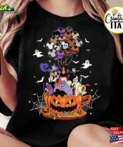Disney Villains Halloween Shirt Mickey Balloons Sweatshirt Hoodie