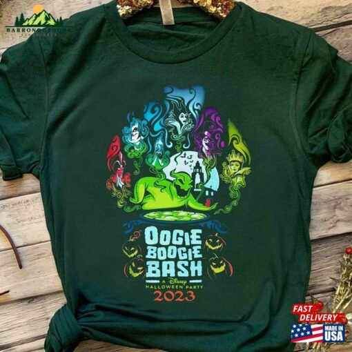 Disney Villains Oogie Boogie Bash 2023 Shirt Nightmare Before Christmas Tee Mickey Hoodie Unisex