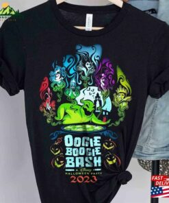 Disney Villains Oogie Boogie Bash 2023 Shirt Nightmare Before Christmas Tee Mickey Hoodie Unisex