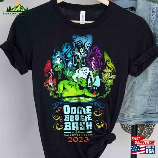 Disney Villains Oogie Boogie Bash 2023 Shirt Nightmare Before Christmas Tee Mickey Hoodie Unisex