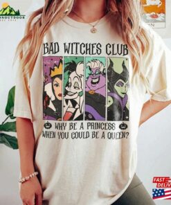 Disney Villains Shirt Bad Witches Club Funny Sweatshirt Unisex