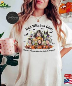 Disney Villains Shirt Bad Witches Club T-Shirt Funny Villain Unisex Classic