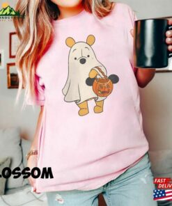 Disney Winnie The Pooh Halloween Shirt Ghost Spooky Season Unisex Hoodie 3