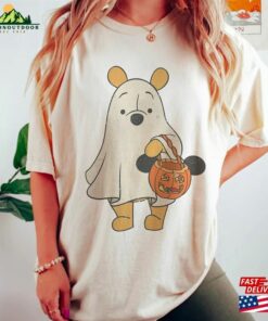 Disney Winnie The Pooh Halloween Shirt Ghost Spooky Season Unisex Hoodie 4