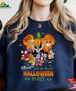 Disneyland 2023 Halloween Party Sweatshirt Mickey’s Not So Scary Shirt Classic