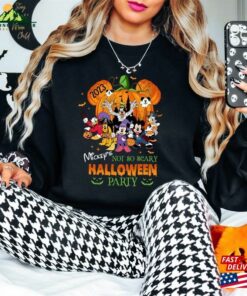 Disneyland 2023 Halloween Party Sweatshirt Mickey’s Not So Scary Shirt Classic