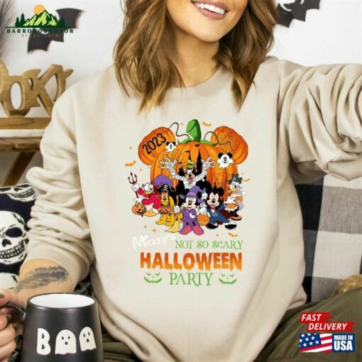 Disneyland 2023 Halloween Party Sweatshirt Mickey’s Not So Scary Shirt Classic