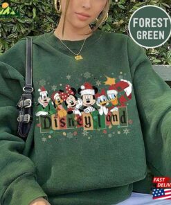 Disneyland Christmas Sweatshirt Mickey Minnie And Friends Shirt Disney Matching T Shirt Unisex 3