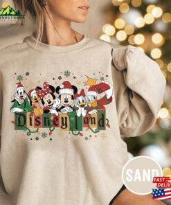 Disneyland Christmas Sweatshirt Mickey Minnie And Friends Shirt Disney Matching T Shirt Unisex 4