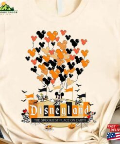 Disneyland Halloween 2023 The Spookiest Place On Earth Shirt Mickey And Friends Est 1955 Unisex Classic