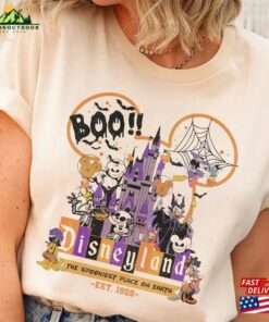 Disneyland Halloween Est 1955 California Shirt The Spookiest Place On Earth Disney Matching Unisex T Shirt 1