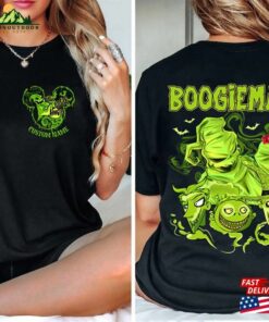 Disneyland Halloween Let’s Oogie Boogie Shirt Personalized Mickey Ears The Nightmare Before Christmas Bash 2023 Hoodie Sweatshirt