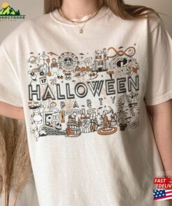 Disneyland Halloween Party Shirt Disney Retro Magic Kingdom Unisex Classic