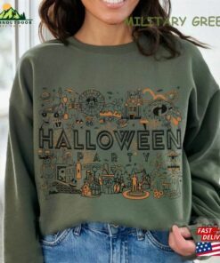 Disneyland Halloween Party Shirt Disney Retro Magic Kingdom Unisex Classic 3