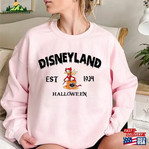 Disneyland Halloween Tops Crewneck Sweatshirts Disney Vacation Classic Sweatshirt