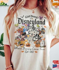 Disneyland Halloween Trick Or Treat Comfort Colors Shirt 1955 Mickey Mouse And Friends Sweatshirt T Shirt 3
