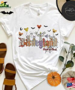 Disneyland Halloween Trick Or Treat Shirt Mickey And Friends Mummy Disney Balloons Hoodie Unisex 3