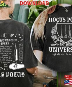 Disneyland Just A Bunch Of Hocus Pocus Halloween Png Witches University File Hoodie Classic