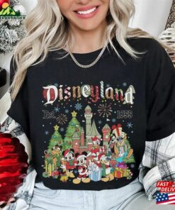 Disneyland Mickey Friends Christmas Shirt 1955 Sweatshirt Classic