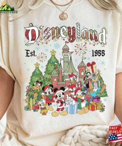 Disneyland Mickey Friends Christmas Shirt 1955 Sweatshirt Classic